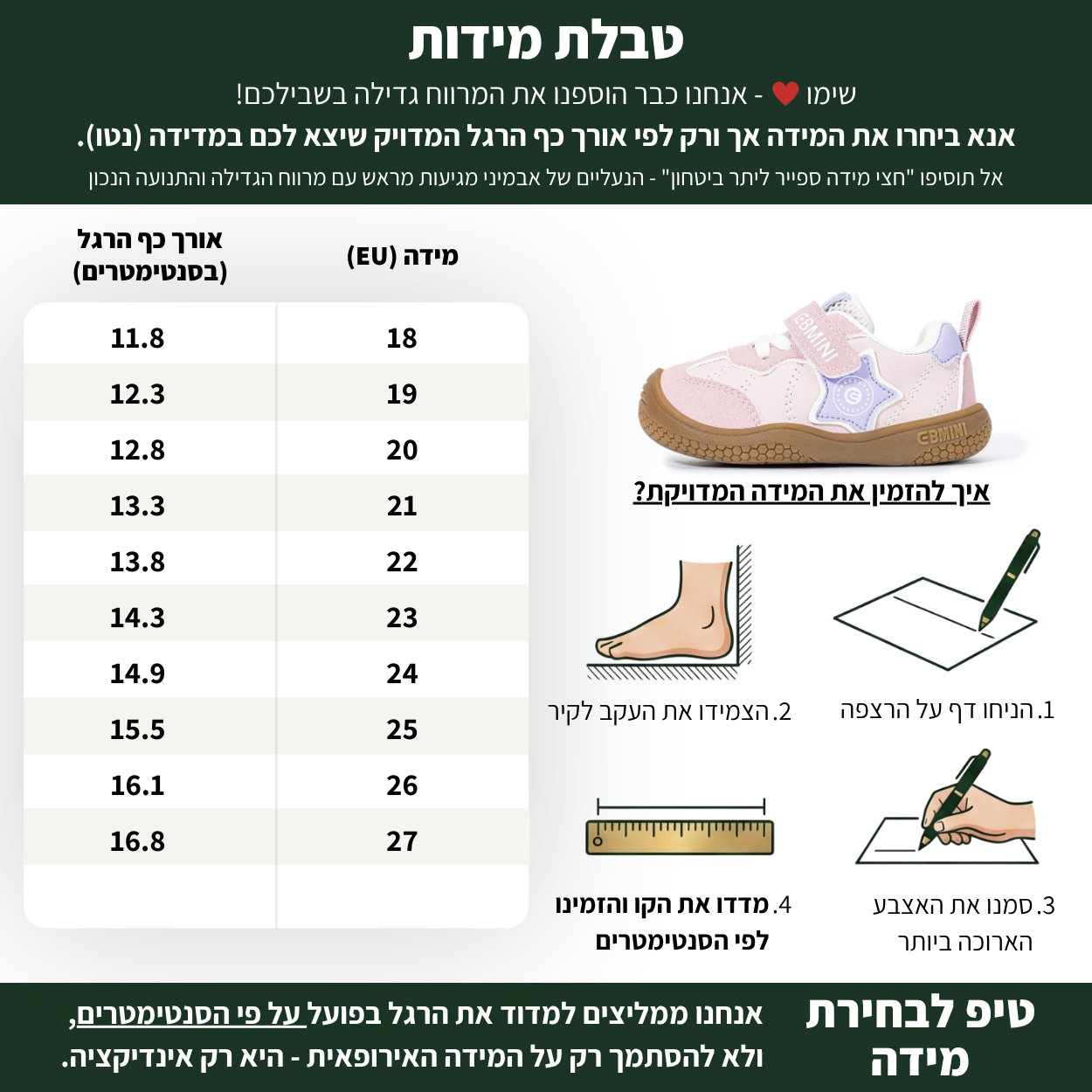 רום - נעלי ספורט סניקרס צעד ראשון ושני לבנים ובנות רחבות וגמישות | אֵבְּמִינִי ברפוט
